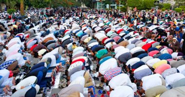 تأدية ملايين المواطنين صلاة عيد الأضحى في الساحات والمساجد بالقاهرة والمحافظات