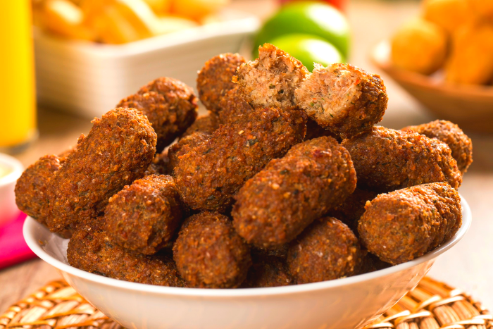 كيفية قلي كباب مجمد